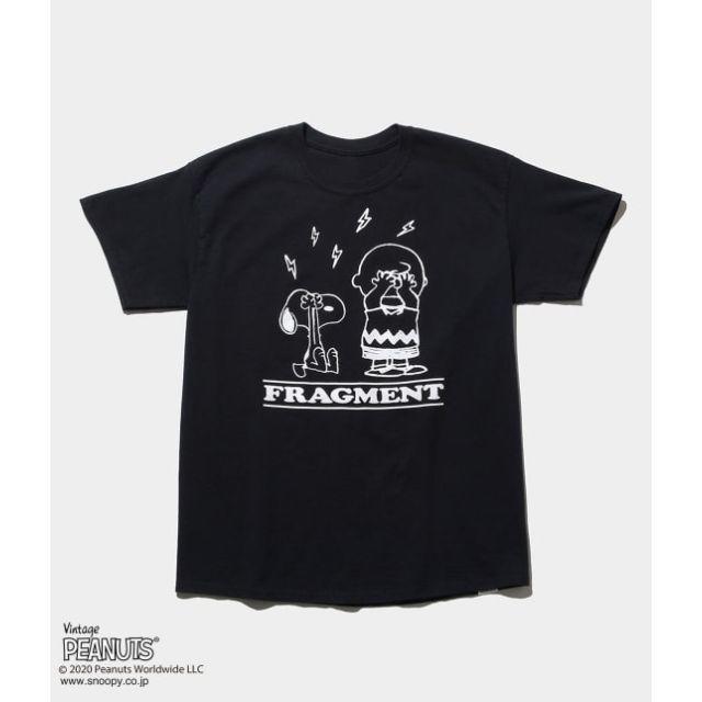 【黒 半袖 XLサイズ】FRAGMENT PEANUTS TEEトップス