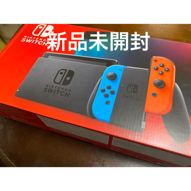 Nintendo Switch(ニンテンドースイッチ)の任天堂　Switch 新品未使用未開封 エンタメ/ホビーのゲームソフト/ゲーム機本体(携帯用ゲーム機本体)の商品写真