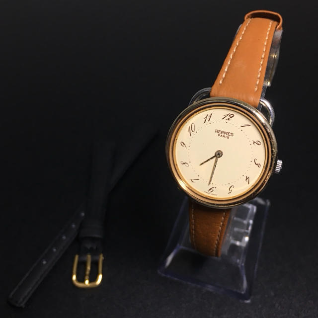 正規品 良品】 エルメス 腕時計 アルソー ゴールドコンビ 可動品 新品