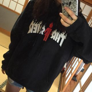 スラッシャー(THRASHER)のTHRASHARの裏起毛パーカー(パーカー)