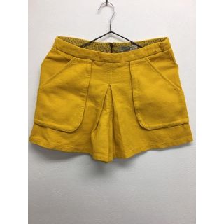 ザラ(ZARA)のビックポケットショートパンツ　イエロー　152cm　11-12歳向け　ZARA(パンツ/スパッツ)