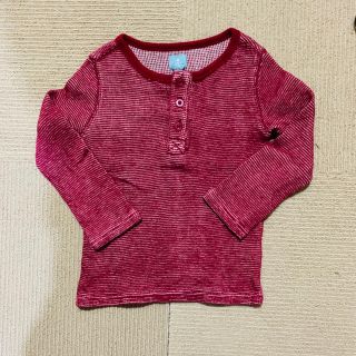 ベビーギャップ(babyGAP)のgap ロンT レッド　95 gapkids ベビーギャップ(Tシャツ/カットソー)