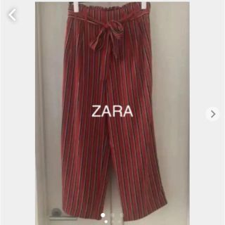 ザラ(ZARA)のZARA ボーダーカジュアルパンツ(カジュアルパンツ)