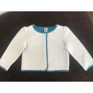 プチバトー(PETIT BATEAU)の♡美品♡ プチバトー　カーディガン4ans 104㎝(カーディガン)