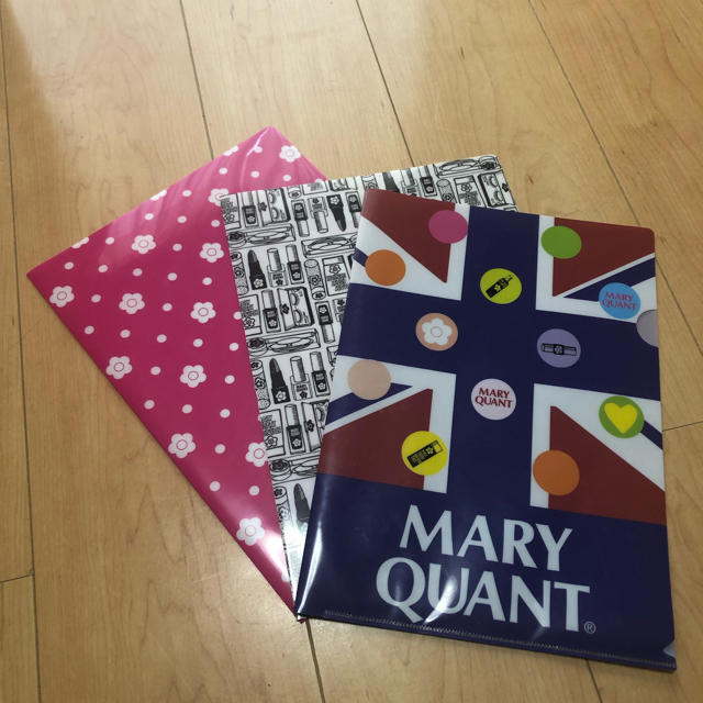 MARY QUANT(マリークワント)のMARYQUANT ファイル　3枚セット インテリア/住まい/日用品の文房具(その他)の商品写真