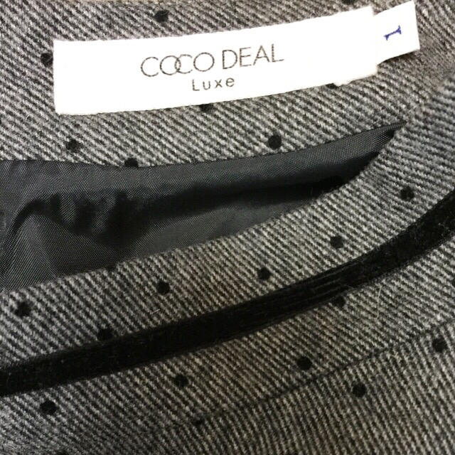 COCO DEAL(ココディール)のCOCODEAL ドットスカート レディースのスカート(ミニスカート)の商品写真