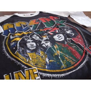 AC/DCTシャツバンドTロックT(Tシャツ/カットソー(七分/長袖))