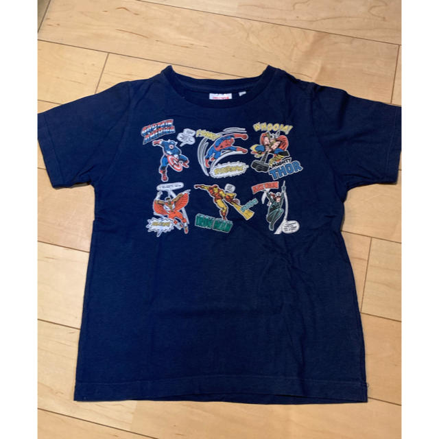 GU(ジーユー)のGU Tシャツ　マーブルコミック キッズ/ベビー/マタニティのキッズ服男の子用(90cm~)(Tシャツ/カットソー)の商品写真