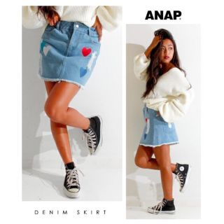 アナップ(ANAP)のデニム スカート ANAP(ミニスカート)