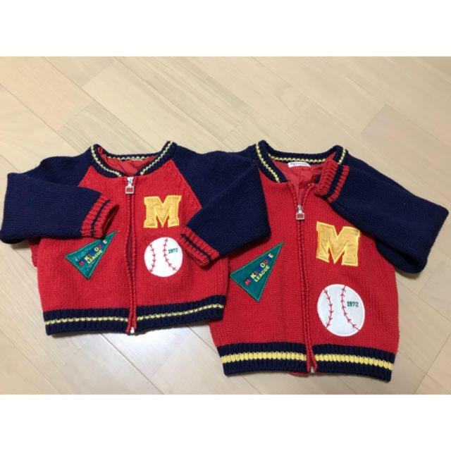 mikihouse(ミキハウス)のミキハウス　ニット　セット キッズ/ベビー/マタニティのキッズ服男の子用(90cm~)(その他)の商品写真