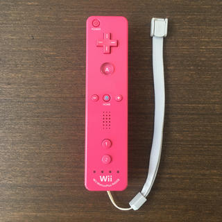 ウィー(Wii)の【U】☆wii Wiiリモコンモーションプラス ピンク☆(その他)