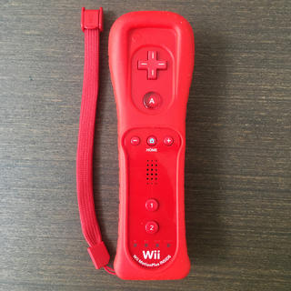 ウィー(Wii)の【V】☆wii Wiiリモコンモーションプラス レッド　赤☆(その他)
