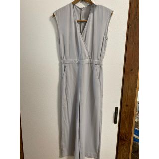 ユニクロ(UNIQLO)のユニクロ　サロペット　グレー　S 新品(サロペット/オーバーオール)