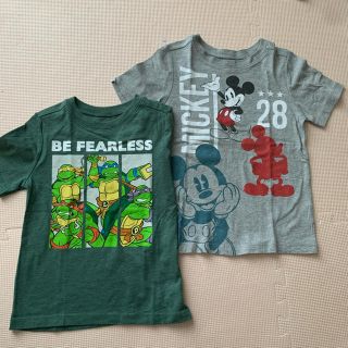 オールドネイビー(Old Navy)のオールドネイビー4T半袖Tシャツ2枚セット キャラクター(Tシャツ/カットソー)