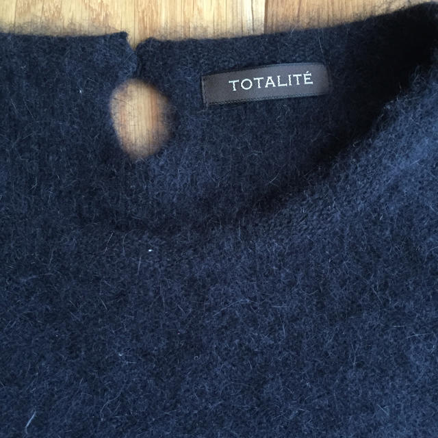 La TOTALITE(ラトータリテ)のトータリテ ブラックモヘアニット レディースのトップス(ニット/セーター)の商品写真