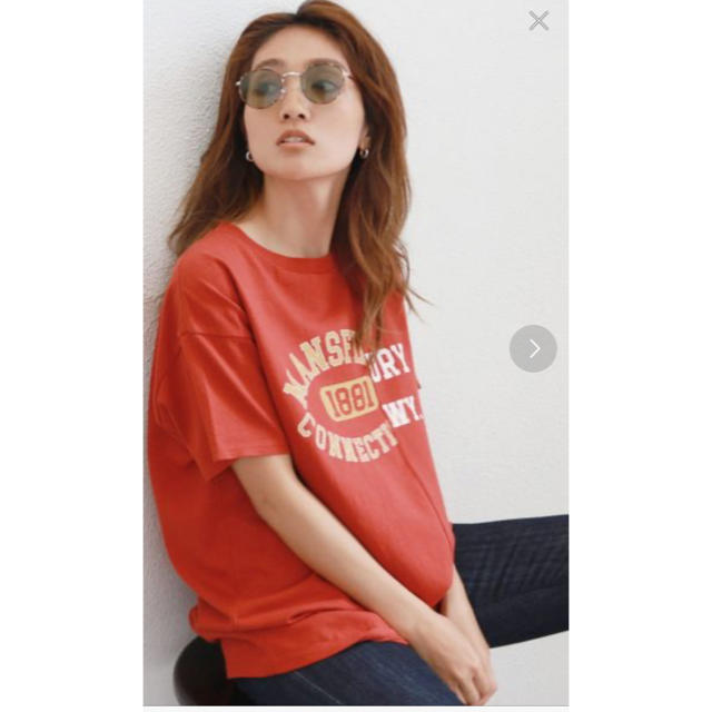 Ungrid(アングリッド)のungrid リメイク　ビックTee レディースのトップス(Tシャツ(半袖/袖なし))の商品写真