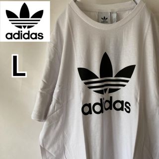 アディダス(adidas)の【新品】adidas アディダス Tシャツ US Lサイズ 白(Tシャツ/カットソー(半袖/袖なし))