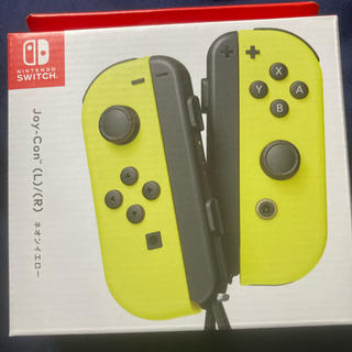 ニンテンドースイッチ(Nintendo Switch)の【新品】Joy-Con (L)/(R)　ネオンイエロー 　Switch 即日発送(家庭用ゲーム機本体)