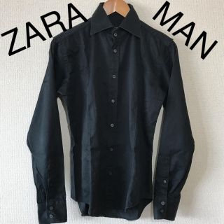 ザラ(ZARA)の【ZARA MAN】黒シャツ(シャツ)