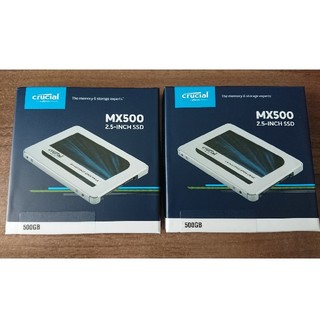 SSD 500GB CT500MX500SSD1領収書付き 5年保証スマホ/家電/カメラ