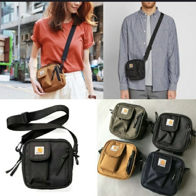 carhartt(カーハート)のハル様専用 carhartt ショルダーバッグ ブラック メンズのバッグ(ショルダーバッグ)の商品写真