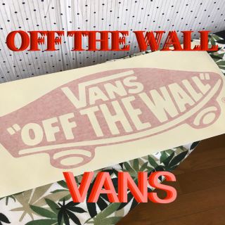 ヴァンズ(VANS)のVANSバンズUS限定SuperBigパークライダー型抜きダイカットステッカー(サーフィン)