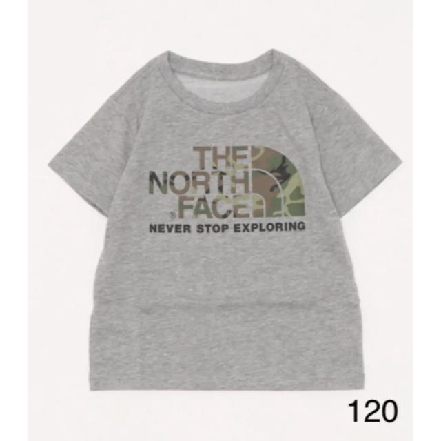 THE NORTH FACE(ザノースフェイス)のノースフェイス 120 Tシャツ グレー  キッズ/ベビー/マタニティのキッズ服男の子用(90cm~)(Tシャツ/カットソー)の商品写真