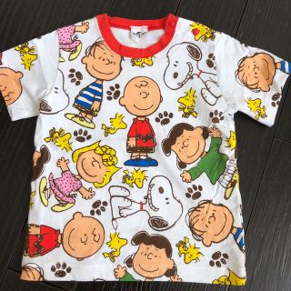 ユニバーサルスタジオジャパン(USJ)のUSJ×SNOOPY 90cm １回着用のみ　かわいい　半袖Tシャツ　スヌーピー(Tシャツ/カットソー)