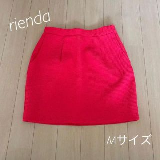 リエンダ(rienda)のrienda ピンク ミニスカート タイトスカート(ミニスカート)