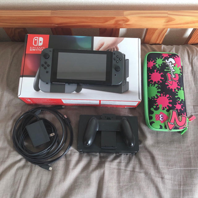 Nintendo Switch グレー　本体　美品