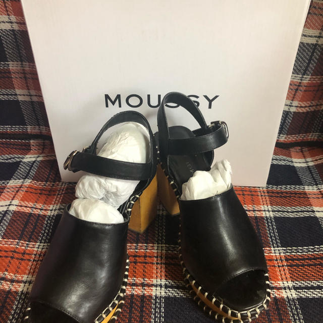 moussy(マウジー)のMOUSSY サボサンダル (ウッドソール) レディースの靴/シューズ(サンダル)の商品写真