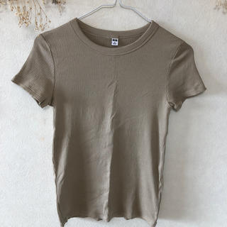 ユニクロ(UNIQLO)のユニクロ　リブT(Tシャツ(半袖/袖なし))