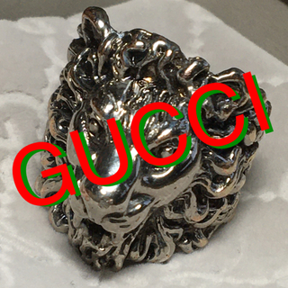 グッチ(Gucci)のGUCCI リング　ライオンヘッド　アニマル　フォレスト(リング(指輪))
