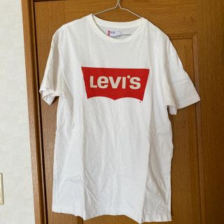 リーバイス(Levi's)の美品　Levi‘s red tab Batwing ロゴ tシャツ　白　激レア(Tシャツ/カットソー(半袖/袖なし))