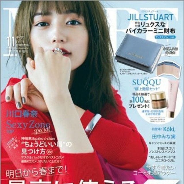 JILLSTUART(ジルスチュアート)のMORE 2019年11月号付録 エンタメ/ホビーの雑誌(ファッション)の商品写真