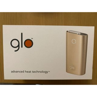 グロー(glo)の【美品　値下げ】ｇｌｏ　一週間使用　希少シャンパンゴールド　フルセット(タバコグッズ)