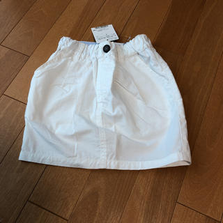 ブランシェス(Branshes)のラッドチャップ　白スカート100(スカート)