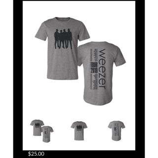 weezer Blackout Band Tour Tee (Tシャツ/カットソー(半袖/袖なし))