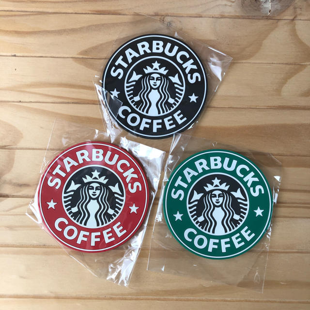 Starbucks Coffee(スターバックスコーヒー)のスターバックス　コースター　3色セット インテリア/住まい/日用品のキッチン/食器(テーブル用品)の商品写真