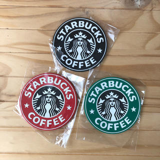 スターバックスコーヒー(Starbucks Coffee)のスターバックス　コースター　3色セット(テーブル用品)