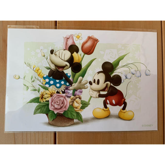 Disney(ディズニー)のディズニー　ポストカード　非売品 エンタメ/ホビーのおもちゃ/ぬいぐるみ(キャラクターグッズ)の商品写真