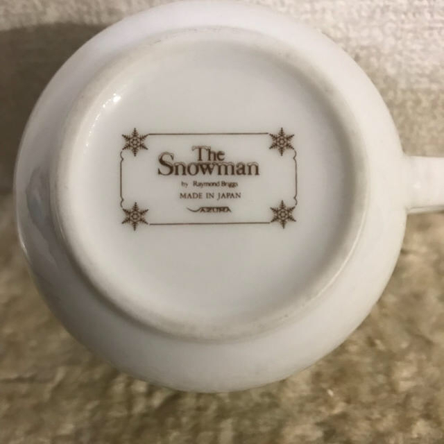 Snow Man(スノーマン)のスノーマン　カップ　陶器 インテリア/住まい/日用品のキッチン/食器(グラス/カップ)の商品写真