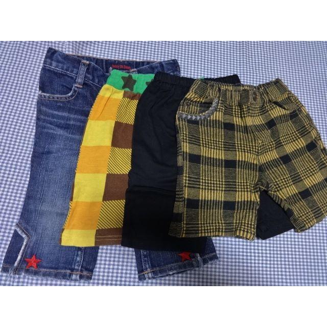 F.O.KIDS(エフオーキッズ)のKIDS90cm 七分デニム Daddy Oh Daddy ストレッチジーンズ他 キッズ/ベビー/マタニティのキッズ服女の子用(90cm~)(パンツ/スパッツ)の商品写真