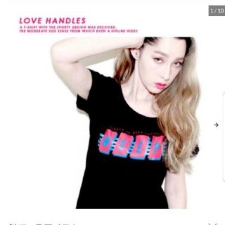 アナップ(ANAP)のANAP Love Handles WEEPプリントTシャツ(Tシャツ(半袖/袖なし))