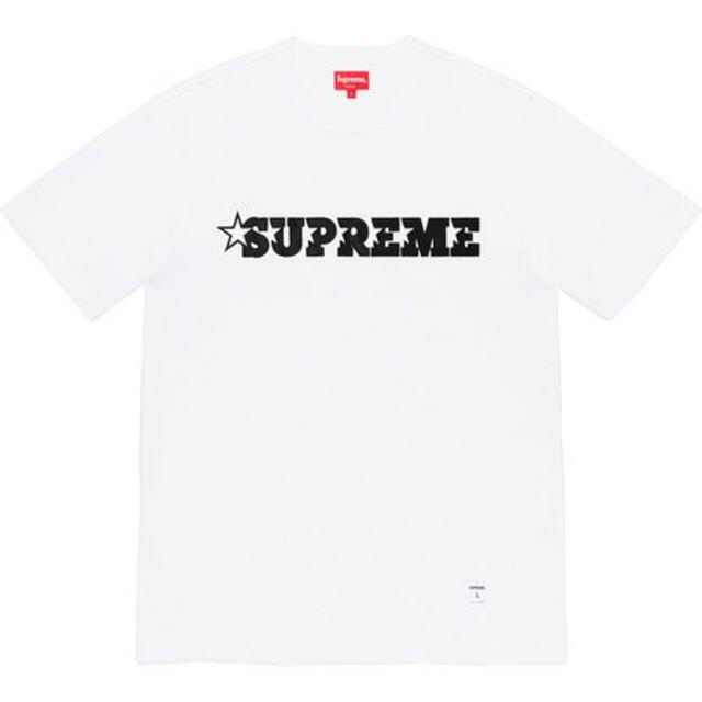 Supreme Star Logo S/S Top Tee S 白 Tシャツ