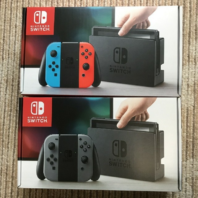 新品未開封　任天堂スイッチ　ネオンブラック