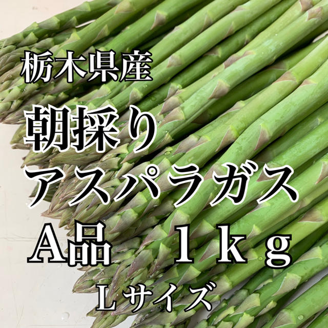 栃木県産アスパラガス１kg 食品/飲料/酒の食品(野菜)の商品写真