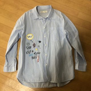 ザラ(ZARA)の【美品】ZARA  girl ザラ　140女の子　ストライプシャツ(その他)