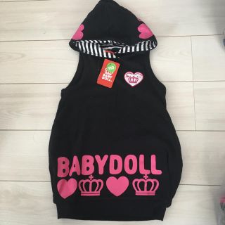 ベビードール(BABYDOLL)の❤️専用です❤️BABY DOLL❤️パーカーノースリーブワンピース❤️(Tシャツ/カットソー)