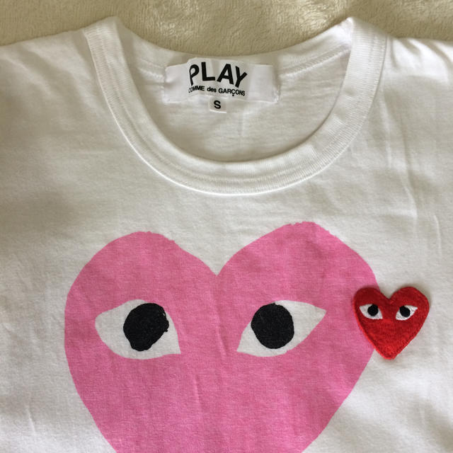 COMME des GARCONS - コムデギャルソン プレイ Tシャツ ピンク COMME des GARCONS - コムデギャルソン プレイ Tシャツ ピンク